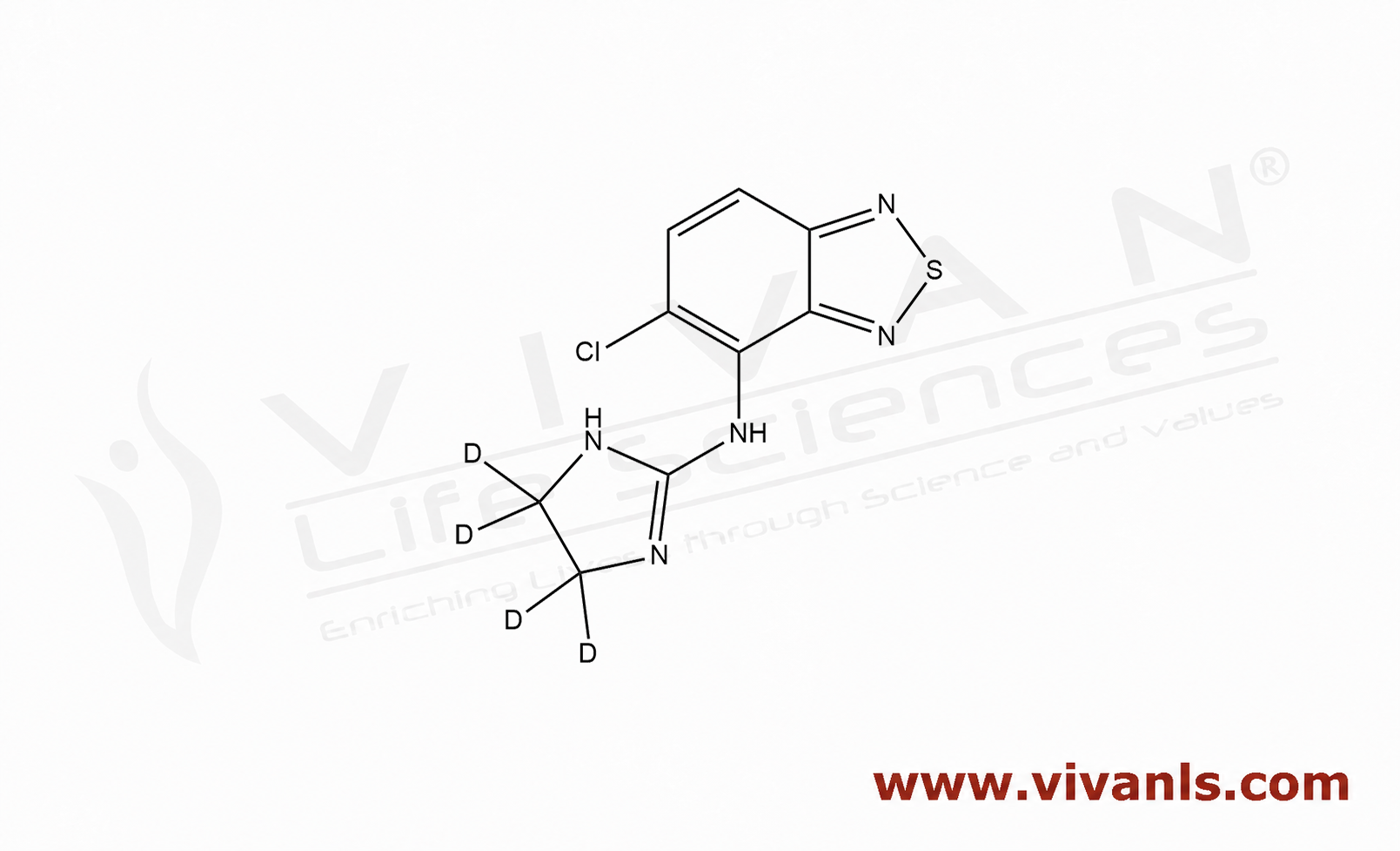 Stable Isotope Labeled Compounds-Tizanidine D4-1784537609.png